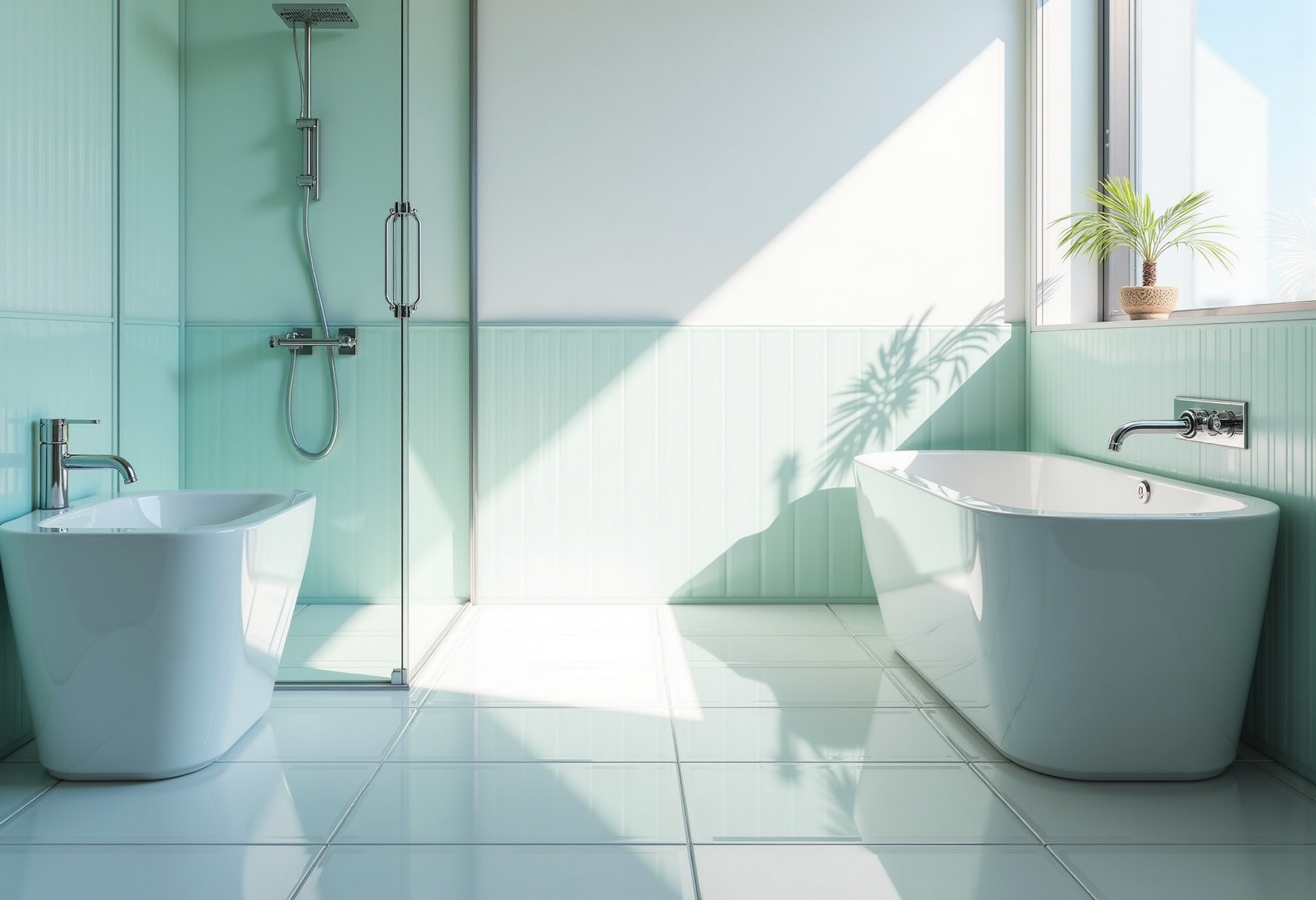 Sparkling bathroom