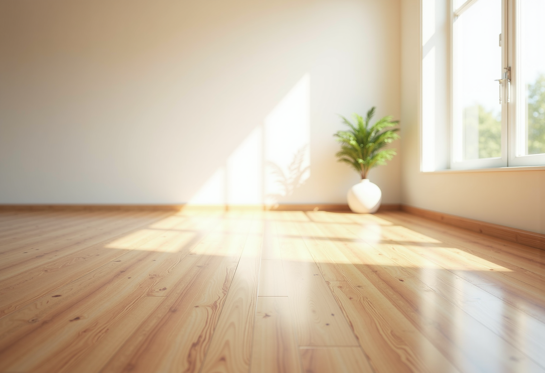 Gleaming floors
